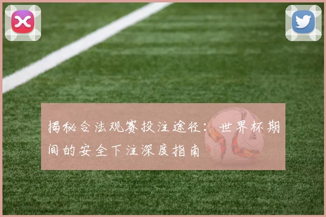 揭秘合法观赛投注途径：世界杯期间的安全下注深度指南